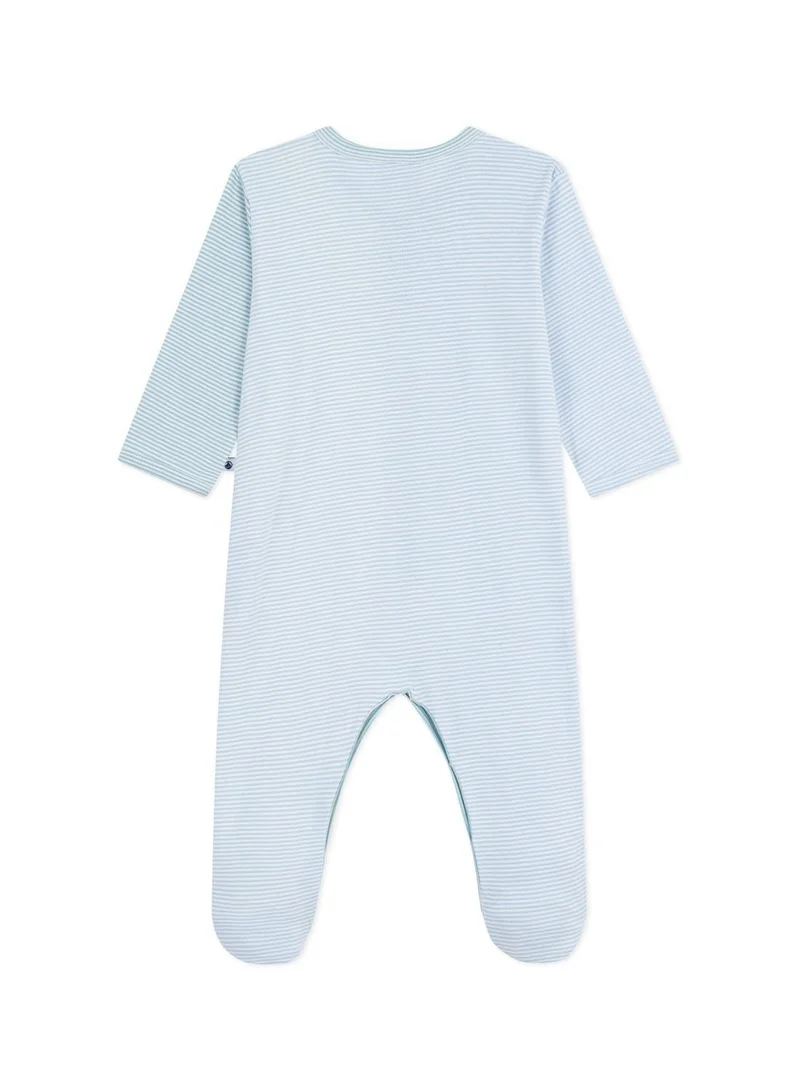 بيتي باتو Babies' stripy printed cotton pyjama suit
